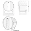 Kép 12/14 - Home Spa kültéri Szauna LAHTI M
