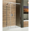 Kép 1/2 - KNL/FREEZONE szögletes tolóajtós aszimmetrikus balos zuhanykabin