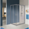 Kép 1/2 - KN/TX5b szögletes tolóajtós aszimmetrikus zuhanykabin