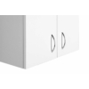 Kép 2/3 - Aqualine Simplex Eco felső szekrény, 50x60x24cm, matt fehér