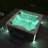 Kép 9/10 - STREAM BIG Kültéri pezsgőfürdő lépcsővel és thermo tetővel - 207 x 207 cm 5 fő részére