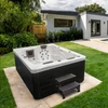 Kép 1/9 - Outdoor Whirlpool White Marble jakuzzi  lépcsővel és Thermofedéssel