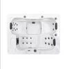 Kép 2/9 - Outdoor Whirlpool White Marble jakuzzi  lépcsővel és Thermofedéssel