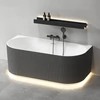 Kép 2/3 - Wellis Calabria Slim Linear 170 Black