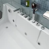 Kép 8/9 - HOME Bath CARICA Fényterápiás pezsgőfürdő balos - 170 x 180 cm
