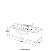 Kép 9/9 - HOME Bath LAGUNA M Fényterápiás pezsgőfürdő - 180 x 90 cm