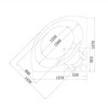 Kép 11/11 - HOME Bath LAGUNA L Compact Fényterápiás pezsgőfürdő - 140 x 140 cm