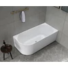 Kép 3/4 - AQUALINE TIBERA STRIP R szabadonálló kád, 150x58x75cm, akril