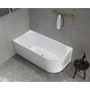 Kép 4/4 - AQUALINE TIBERA STRIP L szabadonálló kád, 150x58x75cm, akril