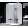 Kép 1/12 - Relax 140 cm sarok gőzkabin Fehér 1400 x 1000 x 2190 mm