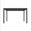 Kép 4/4 - Home Garden FAYLA Elektromos aluminium pergola, 2 db szúnyoghálóval - Antracit 407 x 297 x 250 cm