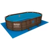 Kép 3/10 - Bestway KARPATHOS Vista ovális fémvázas medence szett 427 x 250 x 100 cm