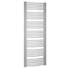 Kép 1/3 - Sapho EGEON fürdőszobai radiátor, 595x1742mm, 1032W, ezüst struktúrált