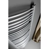 Kép 3/3 - Sapho EGEON fürdőszobai radiátor, 595x1742mm, 1032W, ezüst struktúrált