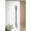 Kép 2/2 - Sapho PASADOR Elektromos álló fürdőköppeny, törölköző szárító radiátor, időzítővel, 150x1500mm, 30W, matt fekete