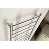 Kép 3/3 - REDONDO elektromos törölközőszárító radiátor, időzítővel, 500x900mm, 75W, inox