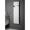 Kép 2/3 - Sapho MIMOSA fürdőszobai radiátor, 370x1500mm, 585W, aluminum, fehér