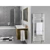 Kép 2/3 - Aqualine Fürdőszobai radiátor, íves, 450x986mm, 432W, fehér