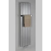 Kép 2/2 - Sapho COLONNA fürdőszobai radiátor, 602x1800mm, 1205W, metál ezüst