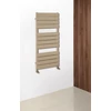 Kép 2/3 - Sapho SANTINA fürdőszobai radiátor, 550x1120mm, 600W, metál mokka