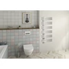Kép 2/3 - Sapho VISTA fürdőszobai radiátor, 500x1190mm, 307W, szálcsiszolt inox