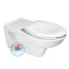 Kép 1/2 - Sapho SENIOR Fali WC mozgáskorlátozottak, CLEAN ON, 37x73cm, WC-ülőke nélkül
