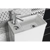Kép 2/4 - AQUALINE HYGIE monoblokkos WC, alsó/hátsó kifolyású, WC-ülőkével, mosdóval