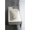 Kép 4/7 - Sapho CREST SMALL beton mosdó, balos, 40x22cm, homokkő