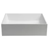 Kép 3/6 - FORMIGO beton mosdó, 47,5x13x36,5cm, fehér