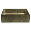 Kép 3/7 - Formigo beton mosdó, 47,5x13x36,5cm, arany