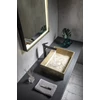Kép 6/7 - Formigo beton mosdó, 47,5x13x36,5cm, arany