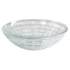 Kép 2/5 - Sapho BEAUTY TOSEMI gravírozott üvegmosdó, átm:42cm, transzparent üveg