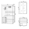 Kép 9/10 - SHADOW Traditionelle Sauna - M