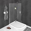 Sapho Polysan Modular WALK-IN zuhanyfal, 120 cm