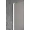 Kép 2/4 - Sapho VARIO WHITE Fix zuhanyfal, fali profillal, merőleges merevítővel, transzparent üveg, 700mm