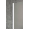 Kép 2/4 - VARIO WHITE Fix zuhanyfal, fali profillal, merőleges merevítő nélkül, transzparent üveg, 1100mm