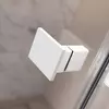 Kép 4/6 - Radaway Essenza Pro KDD White 80x80 szögletes fehér zuhanykabin