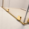 Kép 5/7 - Radaway Furo Gold KDD 80x80 szögletes arany színű zuhanykabin