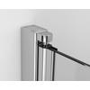 Kép 2/5 - Radaway Eos KDD-B 100x80 szögletes zuhanykabin átlátszó üveggel