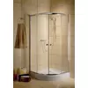 Kép 1/6 - Radaway Classic A 80x80 íves zuhanykabin króm kerettel átlátszó üveggel
