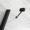 Kép 3/6 - Radaway Essenza New Black PDD 80x80 íves fekete zuhanykabin
