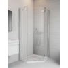 Kép 1/7 - Radaway Essenza New PTJ aszimmetrikus 80x100 szögletes zuhanykabin balos