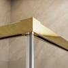 Radaway Idea KDD Gold 80x80 szögletes arany színű zuhanykabin