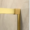 Radaway Idea KDD Gold 80x80 szögletes arany színű zuhanykabin