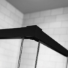 Kép 7/8 - Radaway Idea Black KDD 80x80 szögletes fekete zuhanykabin
