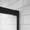 Radaway Idea Black KDD 80x80 szögletes fekete zuhanykabin