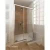 Kép 6/7 - Roltechnik TCO1+TCO1/800 80x80 brillant szögletes zuhanykabin transzparent üveggel