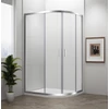 Kép 1/8 - Sapho Polysan Easy Line íves zuhanykabin, 900x800mm, transzparent üveg (6mm) 190 cm magas