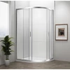 Kép 2/8 - Sapho Polysan Easy Line íves zuhanykabin, 900x800mm, transzparent üveg (6mm) 190 cm magas