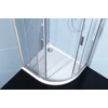Kép 3/8 - Sapho Polysan Easy Line íves zuhanykabin, 900x800mm, transzparent üveg (6mm) 190 cm magas
